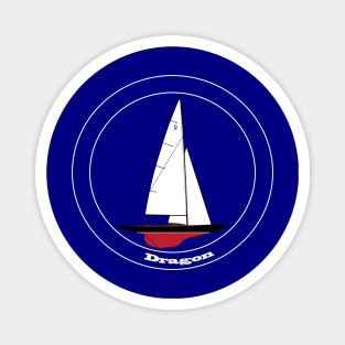 Dragon Class Sailboat Magnet